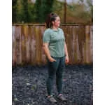 Freedom Denim Phone Pocket Riding Leggings Full Seat Grip - Olive Image