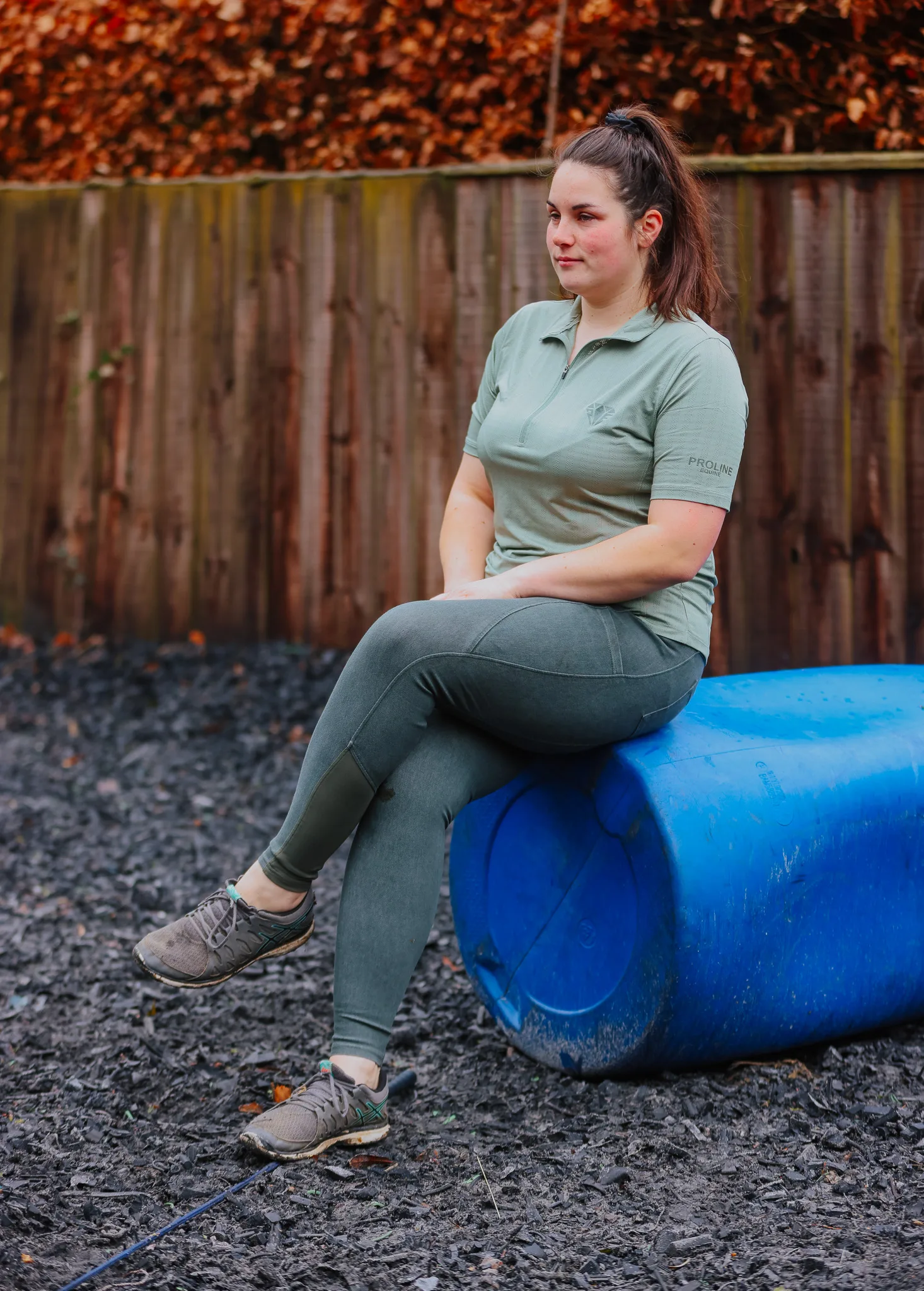 Light Olive Short Sleeve Baselayer Summer Weight