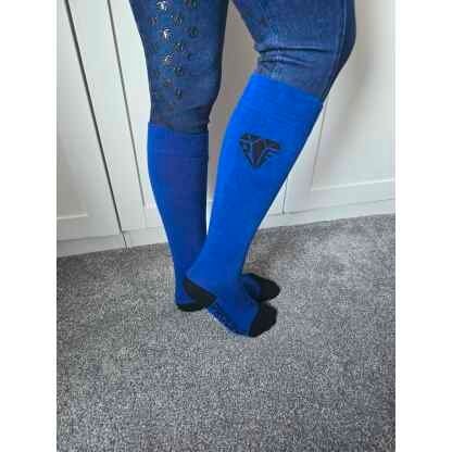 Freedom Stretch Socks - Standard Calf (up to 14'') One Size - Royal/Black