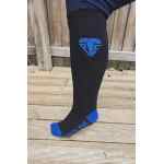 Freedom Stretch Socks - Wide Calf (15''-24'') One Size - Black/Royal Image