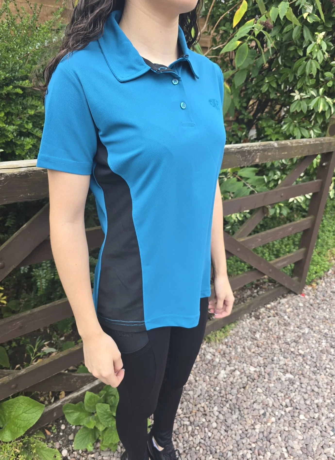 Freedom Silhouette Polo in Petrol/Black