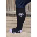 Freedom Stretch Socks Wide Calf - Black/Lilac Image