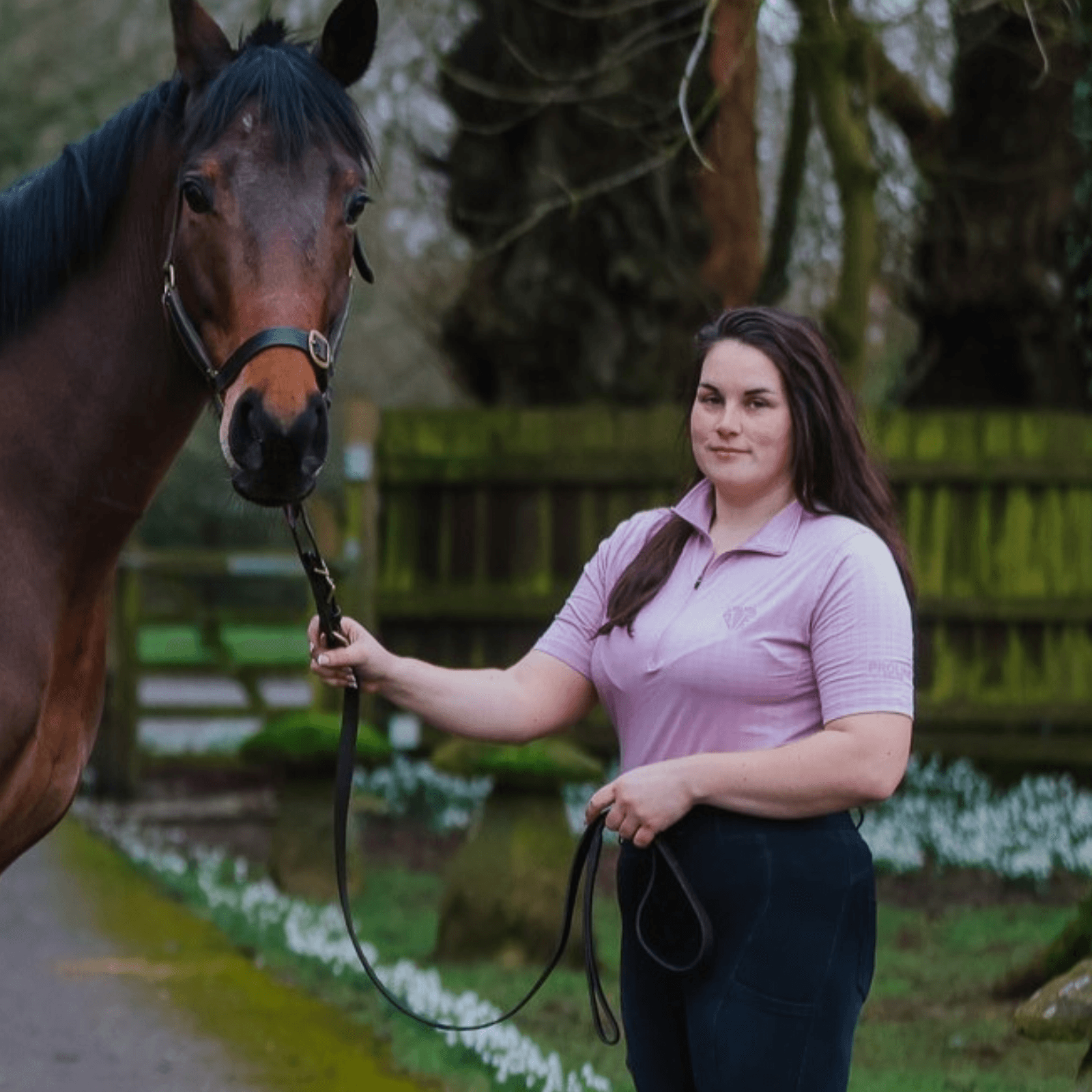 Proline Equine Freedom AirTec Lightweight Base Layer Pink Life View