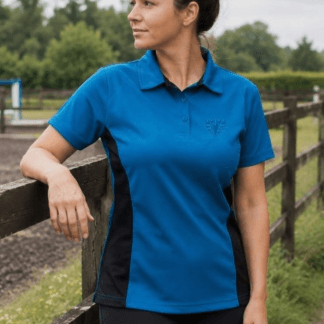 Proline Equine freedom Silhouette Polo in Petrol and Black