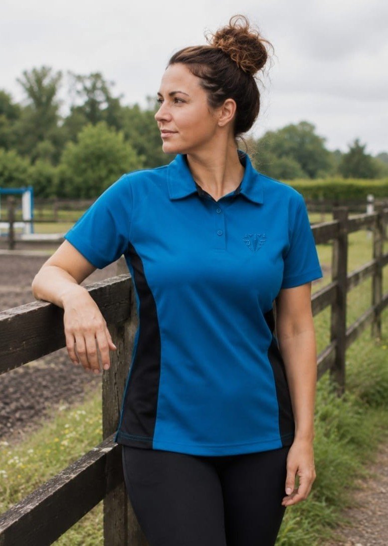 Freedom Silhouette Polo in Petrol/Black