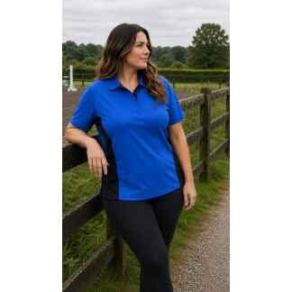 Freedom Silhouette Polo in Royal/Black